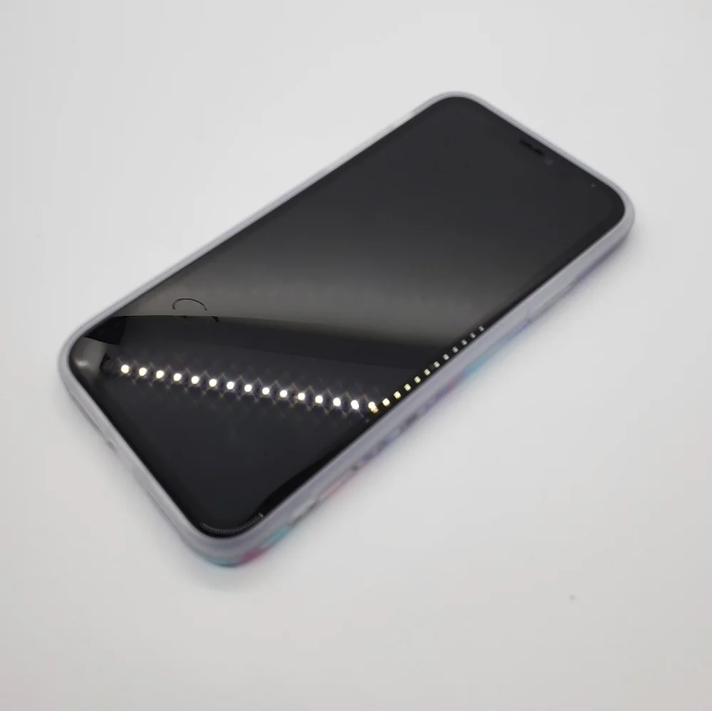 Floral iPhone 11 Case iPhone 12 Pro Max Case Floral laser Holographic - Picture 7 of 8